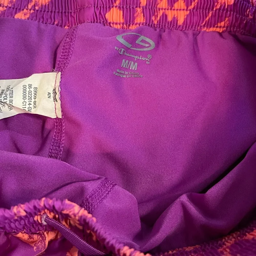 Champion Purple & Orange Running Shorts | SZ M